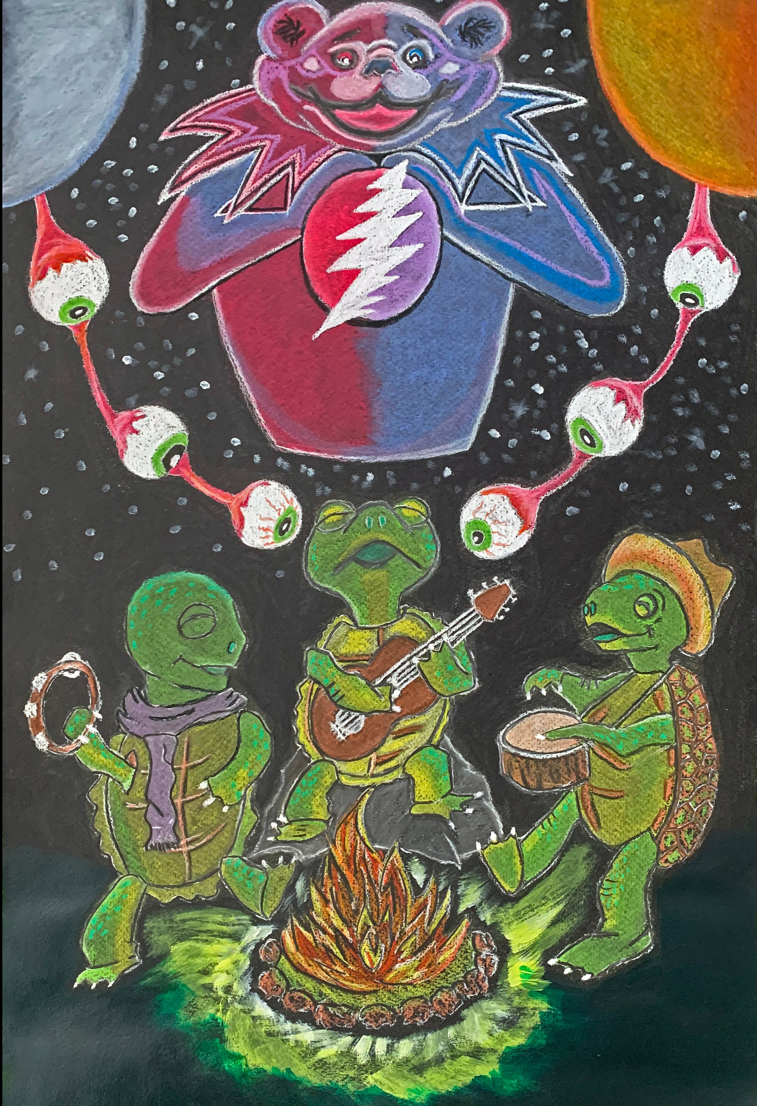 Grateful Dead Artwork Trippy Art Pschedelic Art 