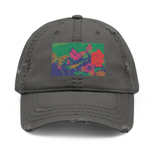 Sunrise on Sunset Hat — Embroidered Colorful Abstract
