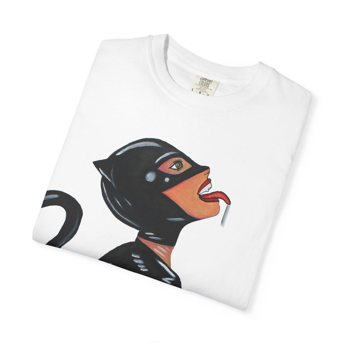 Catwoman Pinup T-Shirt — Hissoul Art Graphic Tee