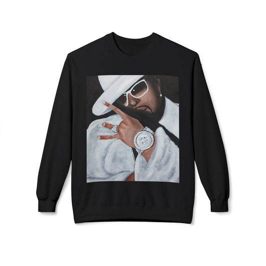 Retro Pimp C Portrait Crewneck Sweatshirt
