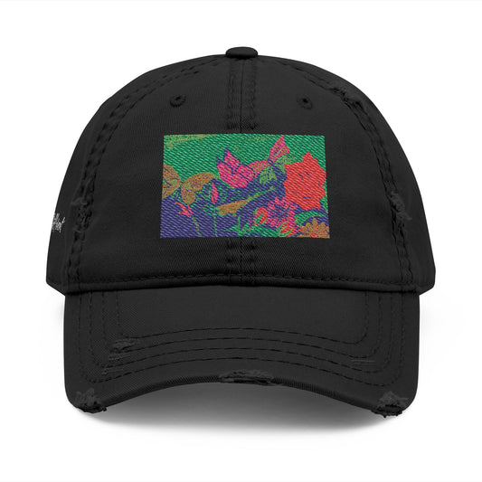 Sunrise on Sunset Hat — Embroidered Colorful Abstract