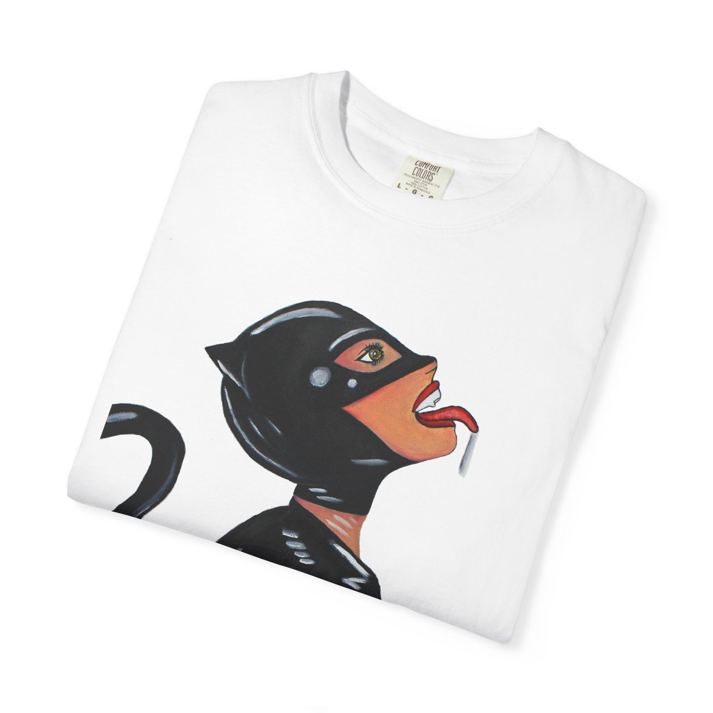 Catwoman Pinup T-Shirt — Hissoul Art Graphic Tee