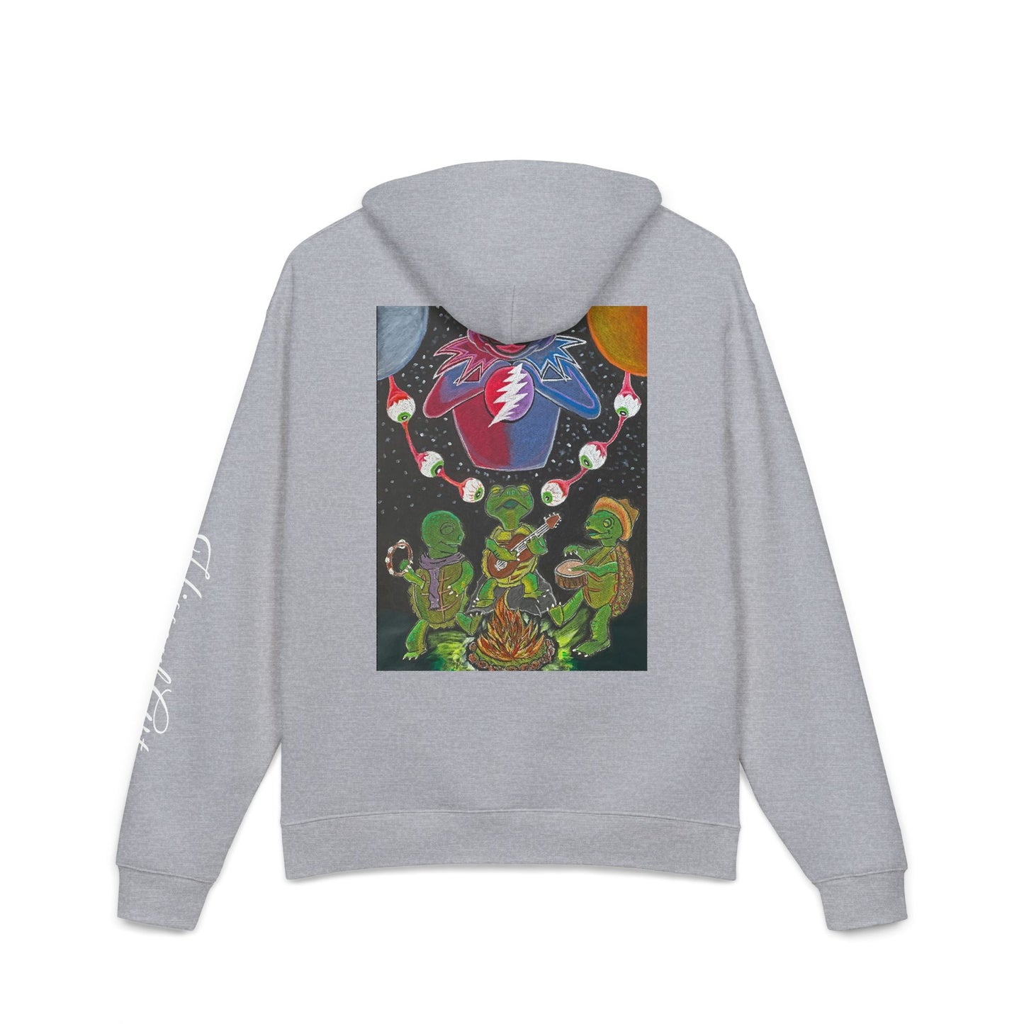 Grateful Dead Dancing Hoodie — Psychedelic Campfire Graphic Relaxed Hoodie