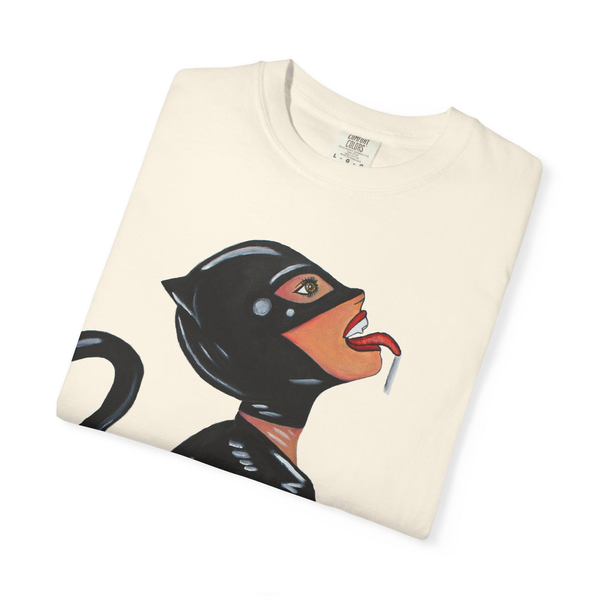 Catwoman Pinup T-Shirt — Hissoul Art Graphic Tee