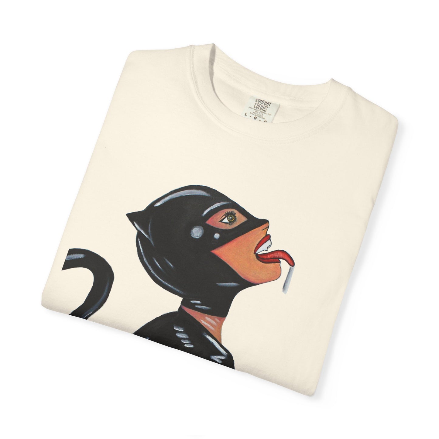 Catwoman Pinup T-Shirt — Hissoul Art Graphic Tee