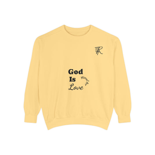 God Is Love Floral Sweatshirt