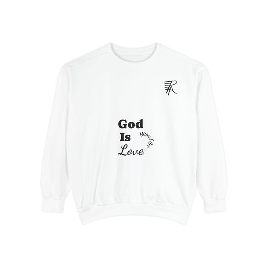 God Is Love Floral Sweatshirt
