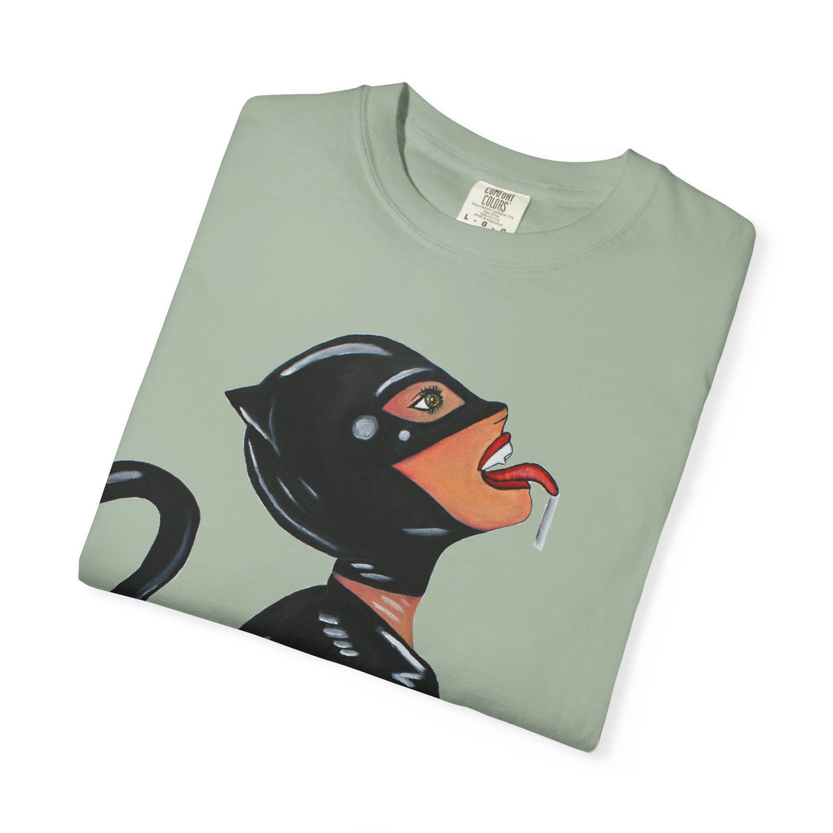 Catwoman Pinup T-Shirt — Hissoul Art Graphic Tee