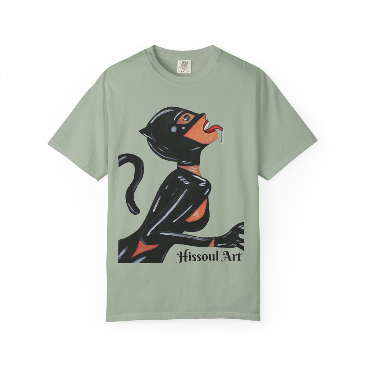 Catwoman Pinup T-Shirt — Hissoul Art Graphic Tee